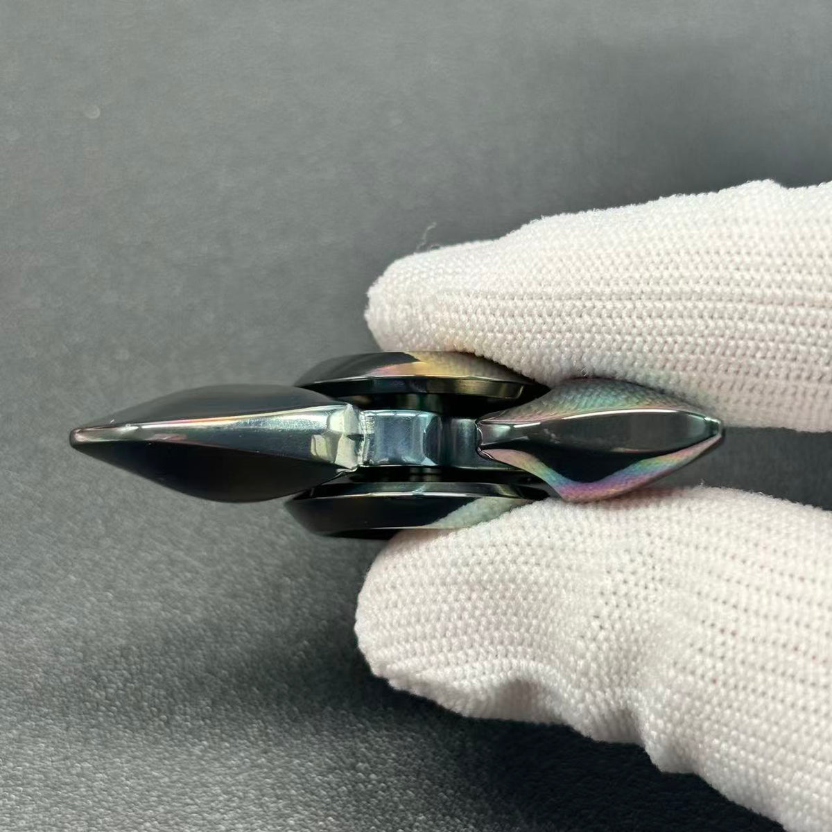 Owl Zirconium Polished Oil Slick