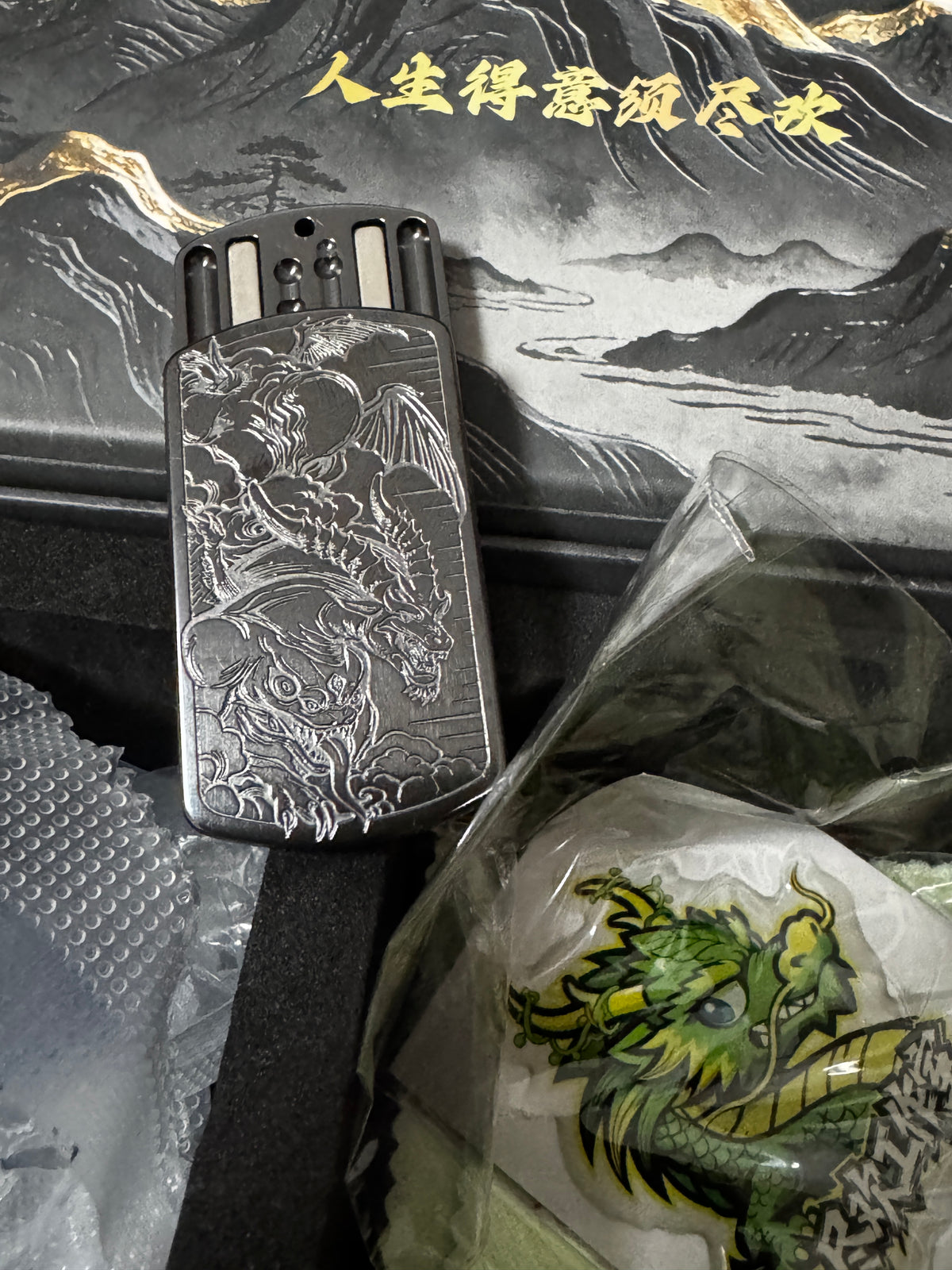 Root Three Zirconium Engraved Polished Limited Edition