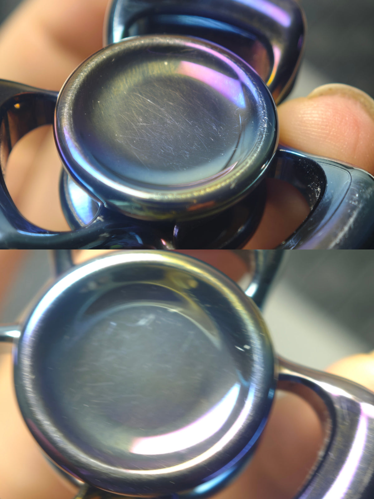 Three-Leaf Horizon Zirconium Oil Slick