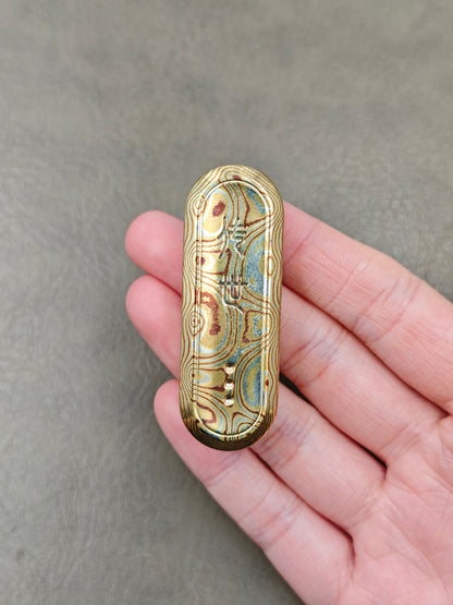 Lucky Draw Copper Mokume