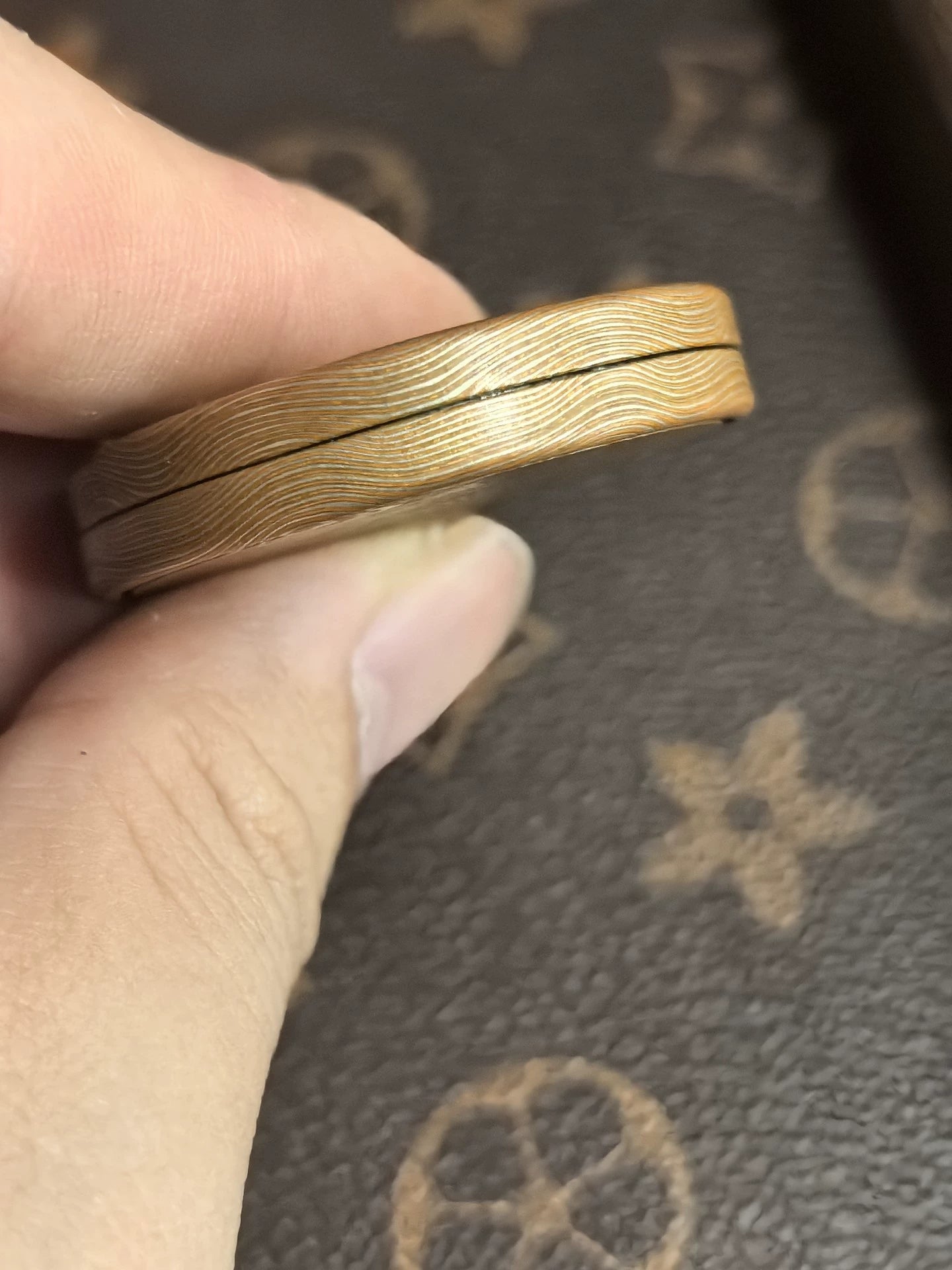 Milk Cap Mini Mokume