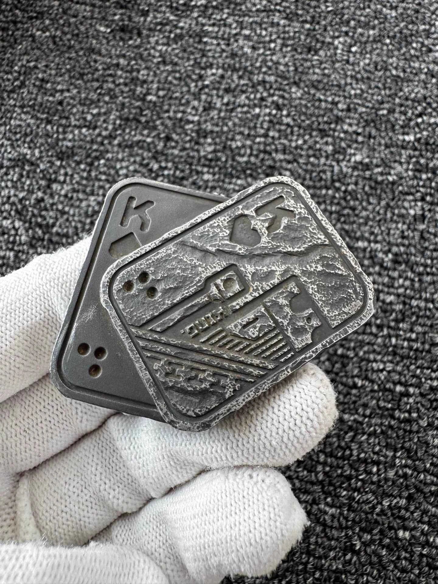 Poker Shuffle Stainless Steel