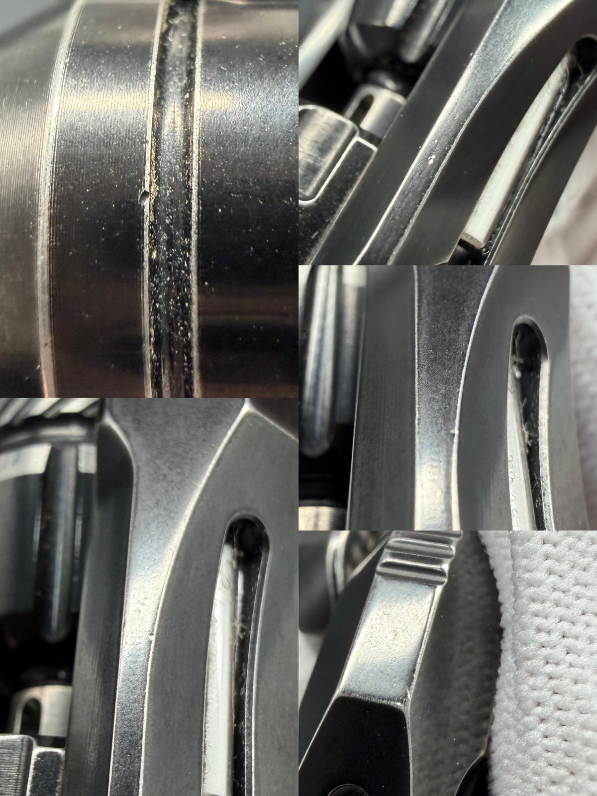 Lazer Crystalized r Stainless Steel Distressed