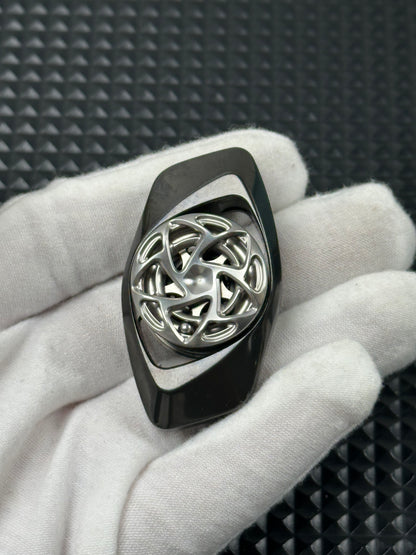 Sphere Puzzle Buckle Accessories Bearing Cap Zirconium Polished
