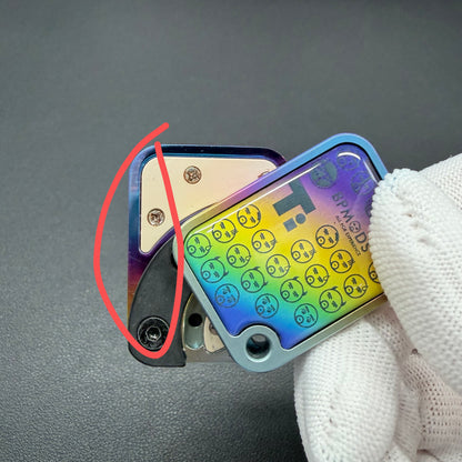 Price Tag Nine Palace Titanium Color-Anodized