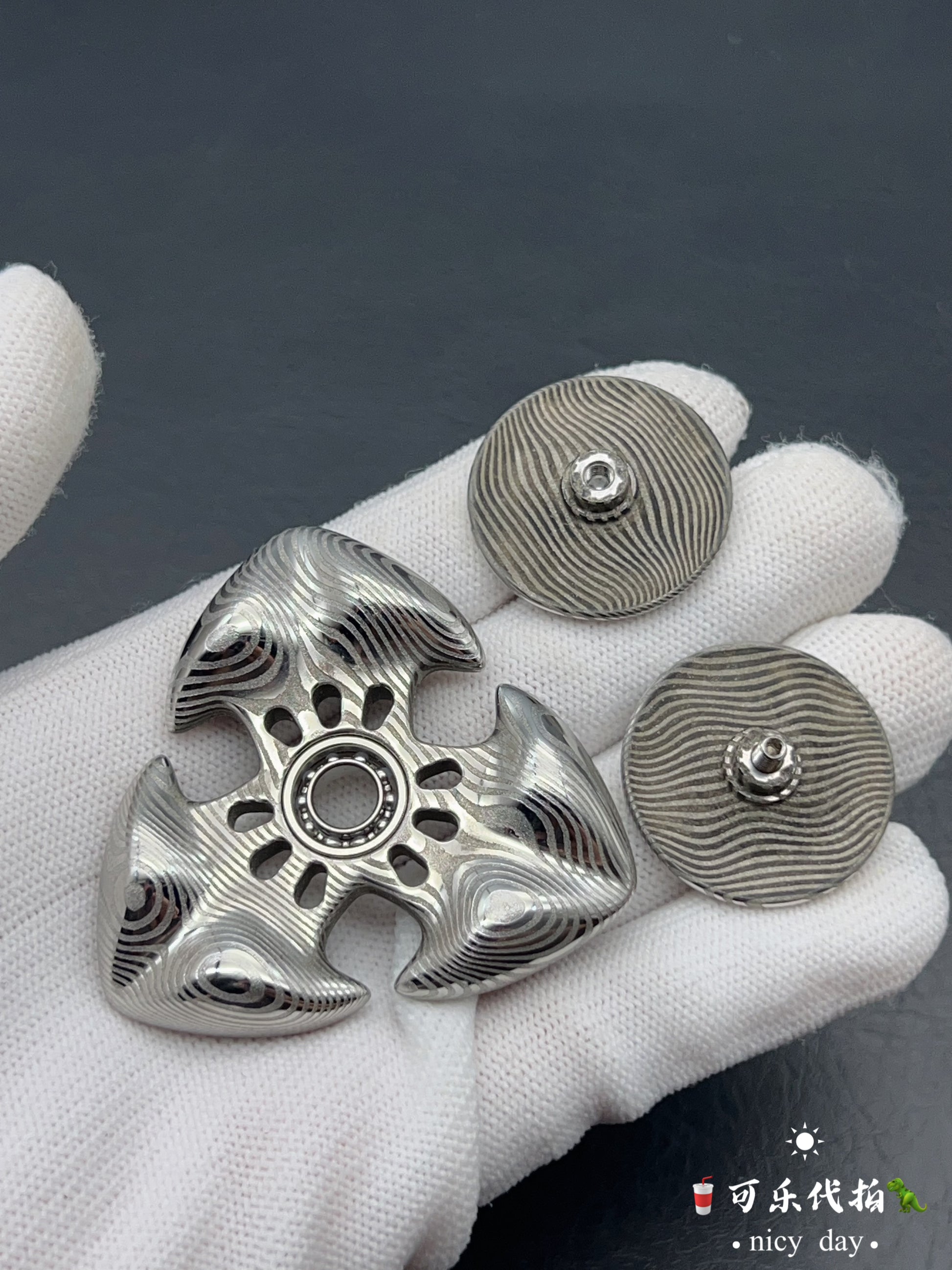 Fat Squid Damasteel