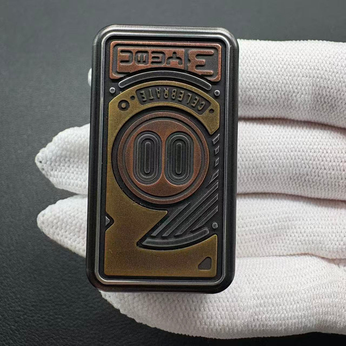 3rd Anniversary Golden Pig Stainless Steel