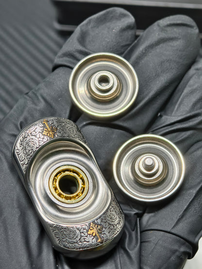 Origin Point Titanium Engraved