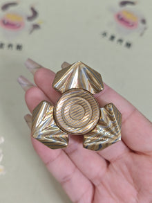 Tri-Leaf Crossbone Mokume