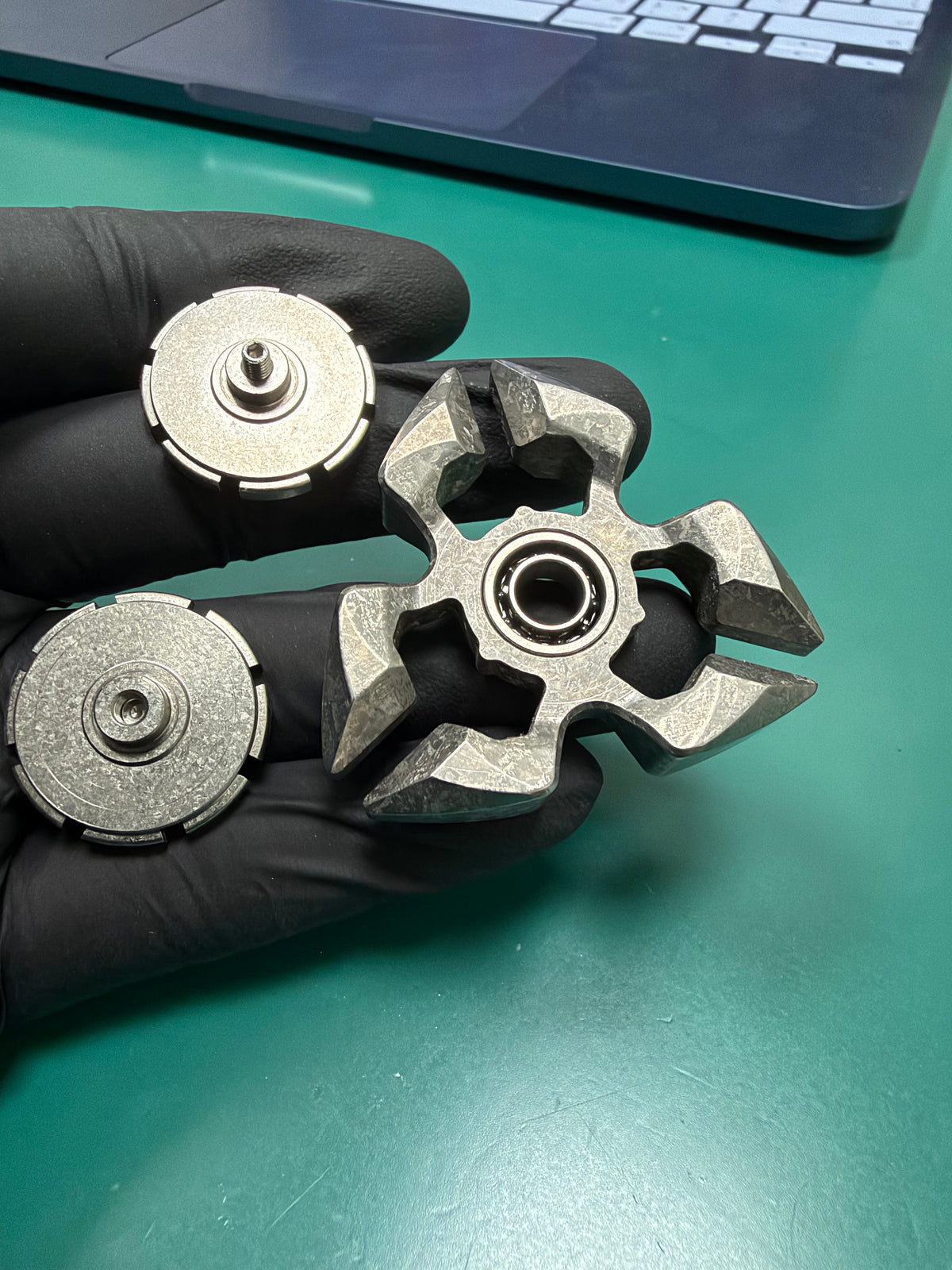 Scorpio Bearing Cap Crystallized Titanium