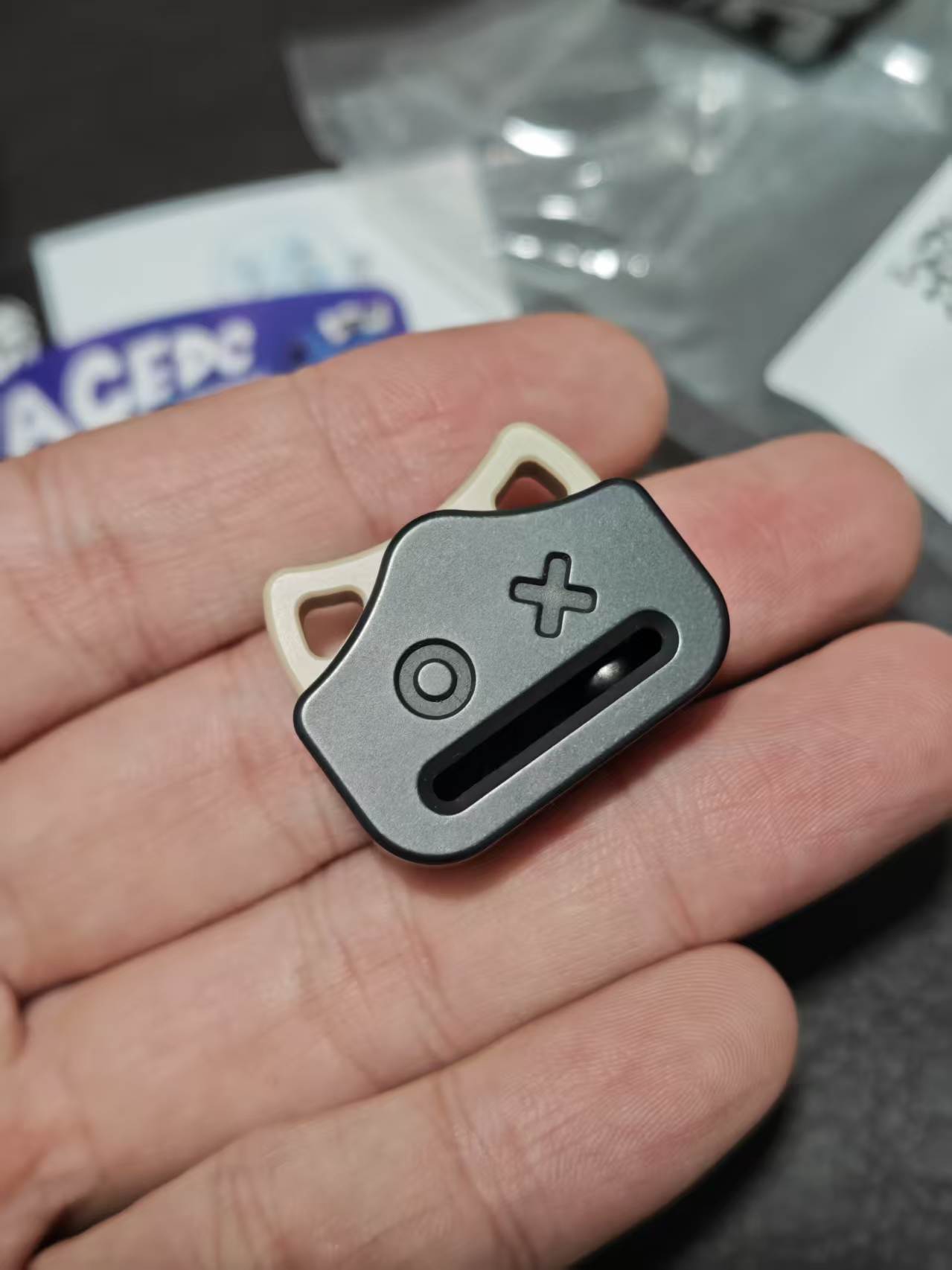 Demon Ji Emoji Pendant Zirconium