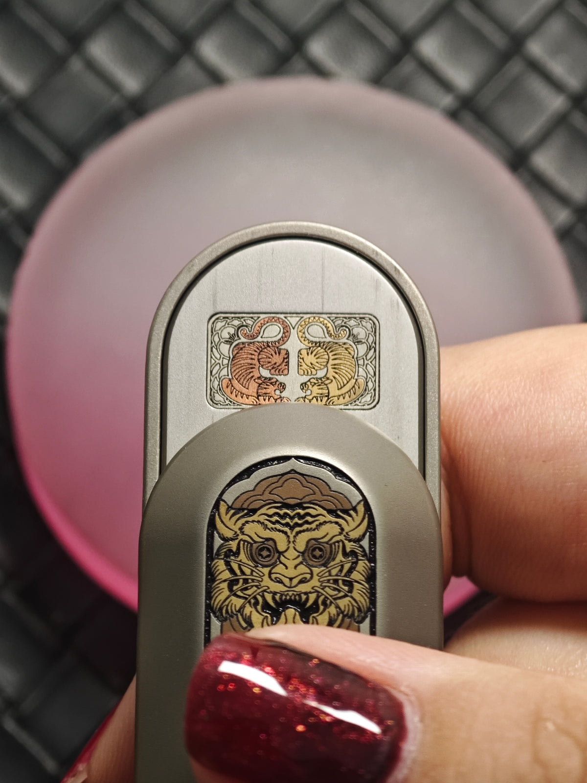 Axis Stainless Steel Engraved