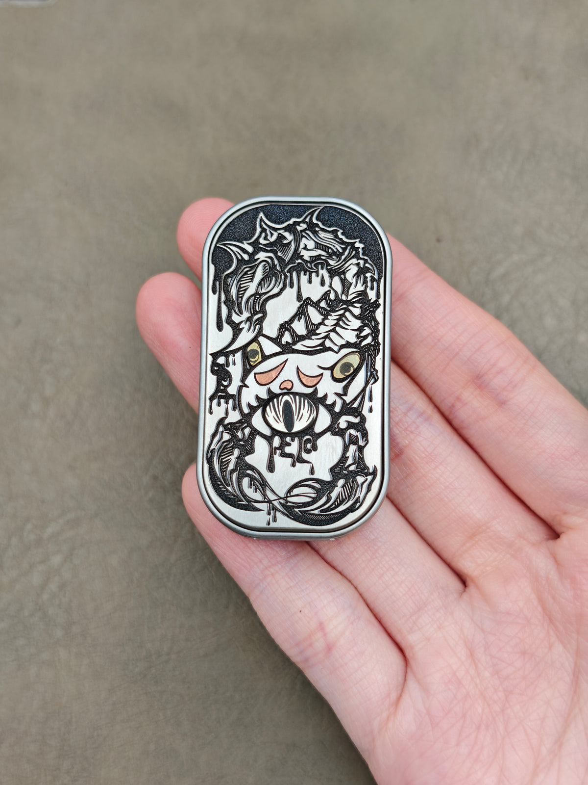 Flipoo Stainless Steel Engraved