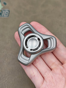 Folding Leaf Mini Stainless Steel Blasted