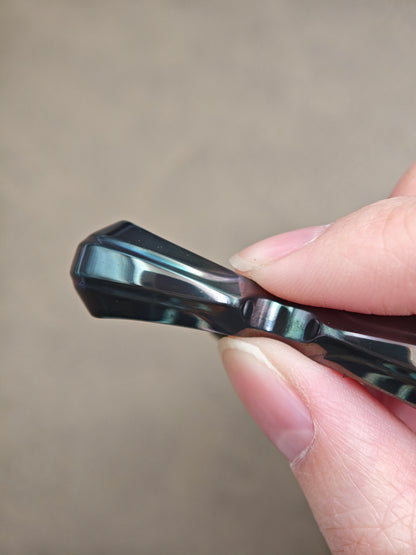 Cat's Eye Zirconium Oil Slick