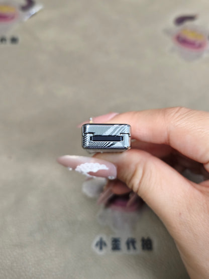 Jingle Bell Damasteel Etched Polished