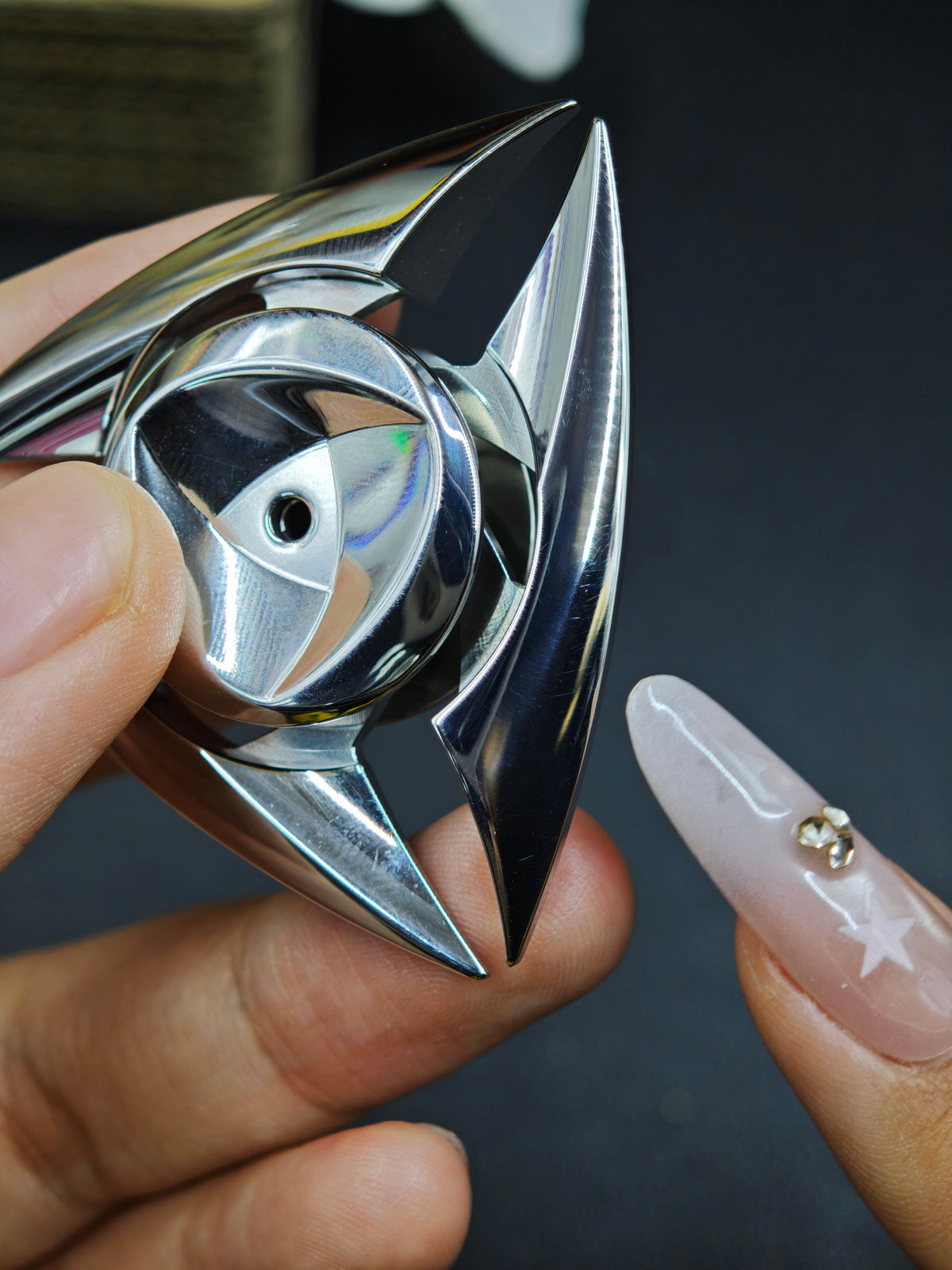 Pinwheel Stainless Steel Polished