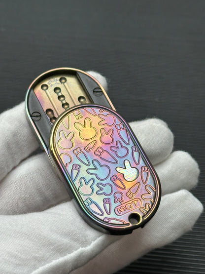 Grumpy Rabbit Rhythm Zirconium Oil Slick