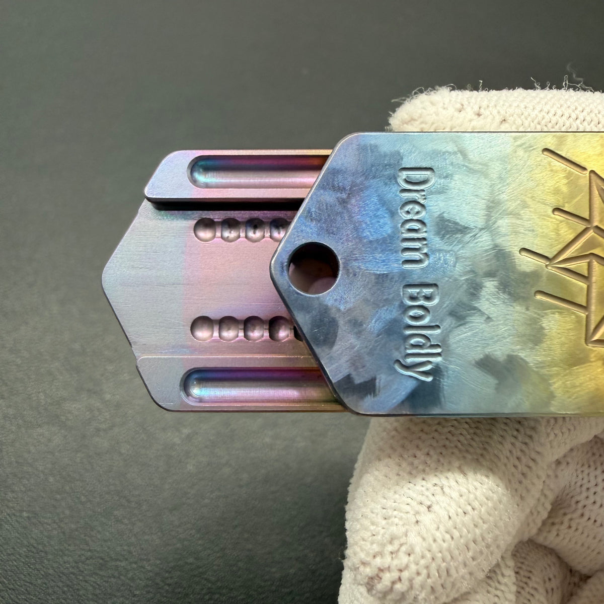 Plane Titanium Color-Anodized
