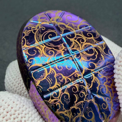 Jingle Beetle Zirconium Color-Anodized Polished