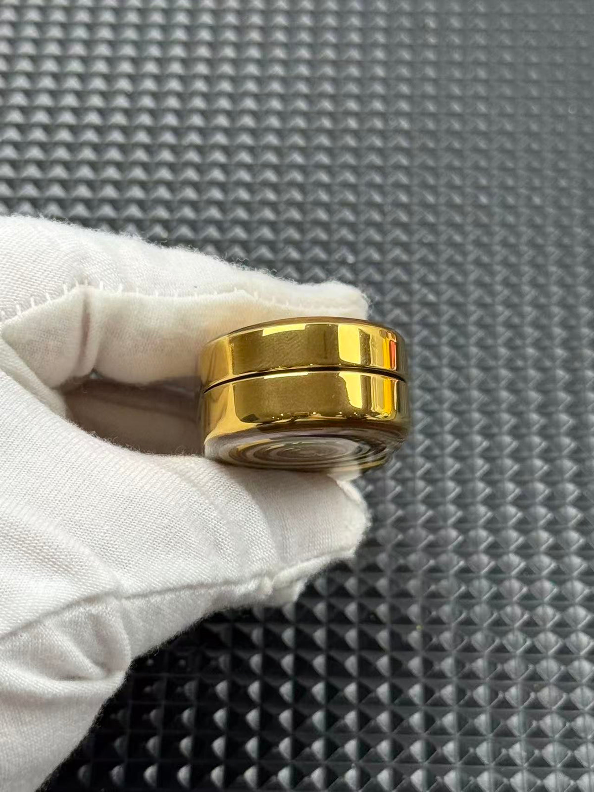Ripple 2.0 Stainless Steel Gold Plated Resin-Sealed