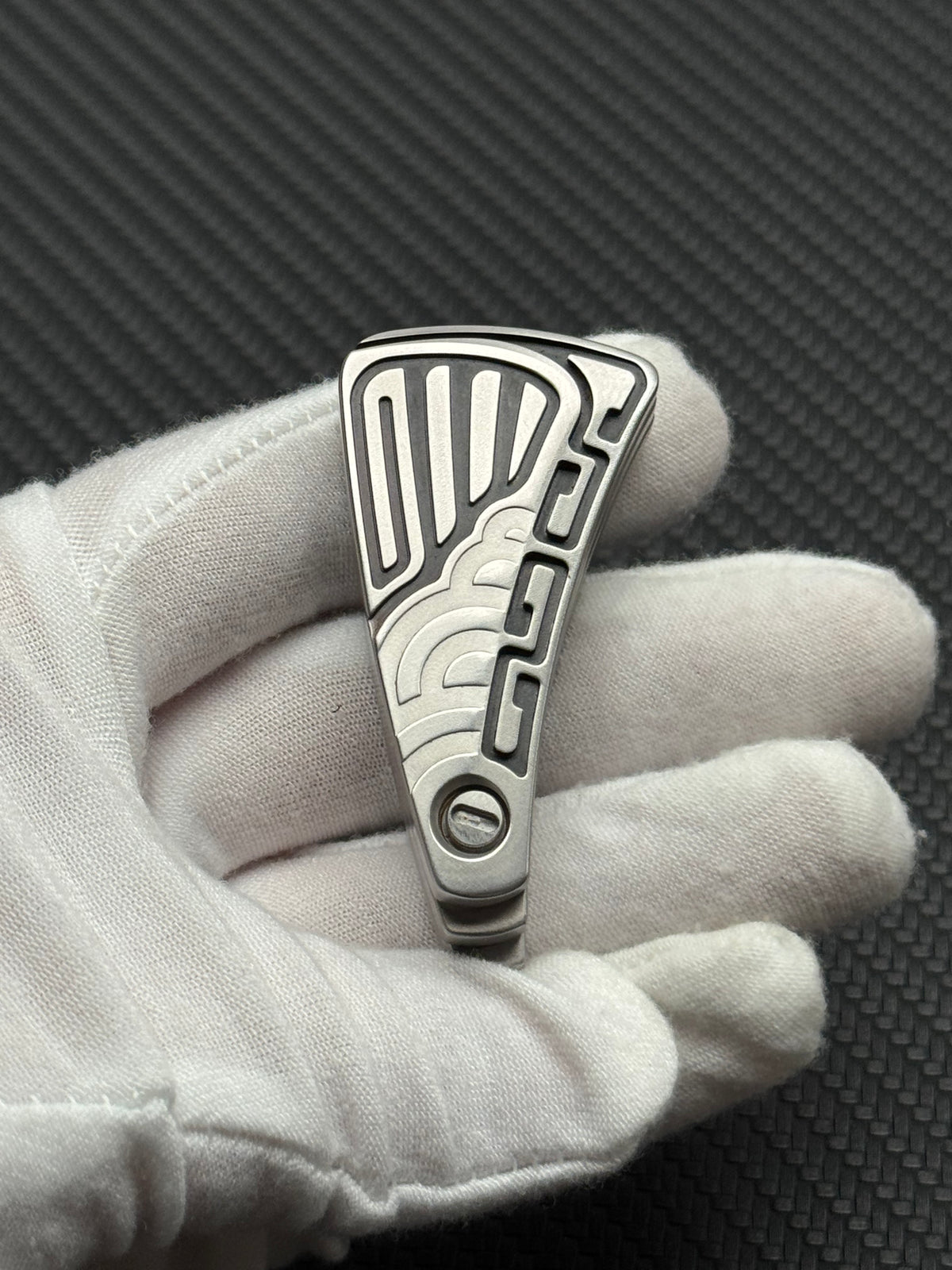 NAYICI Peacock Feather Stainless Steel