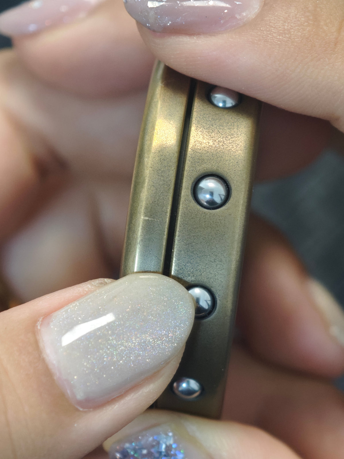 Dealer Button Brass
