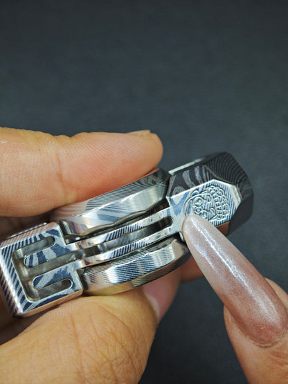 Chubby Paddle Damasteel