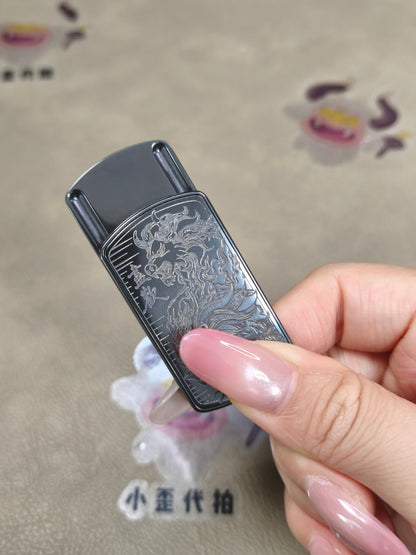 Root Three Zirconium Color-Anodized Engraved Polished