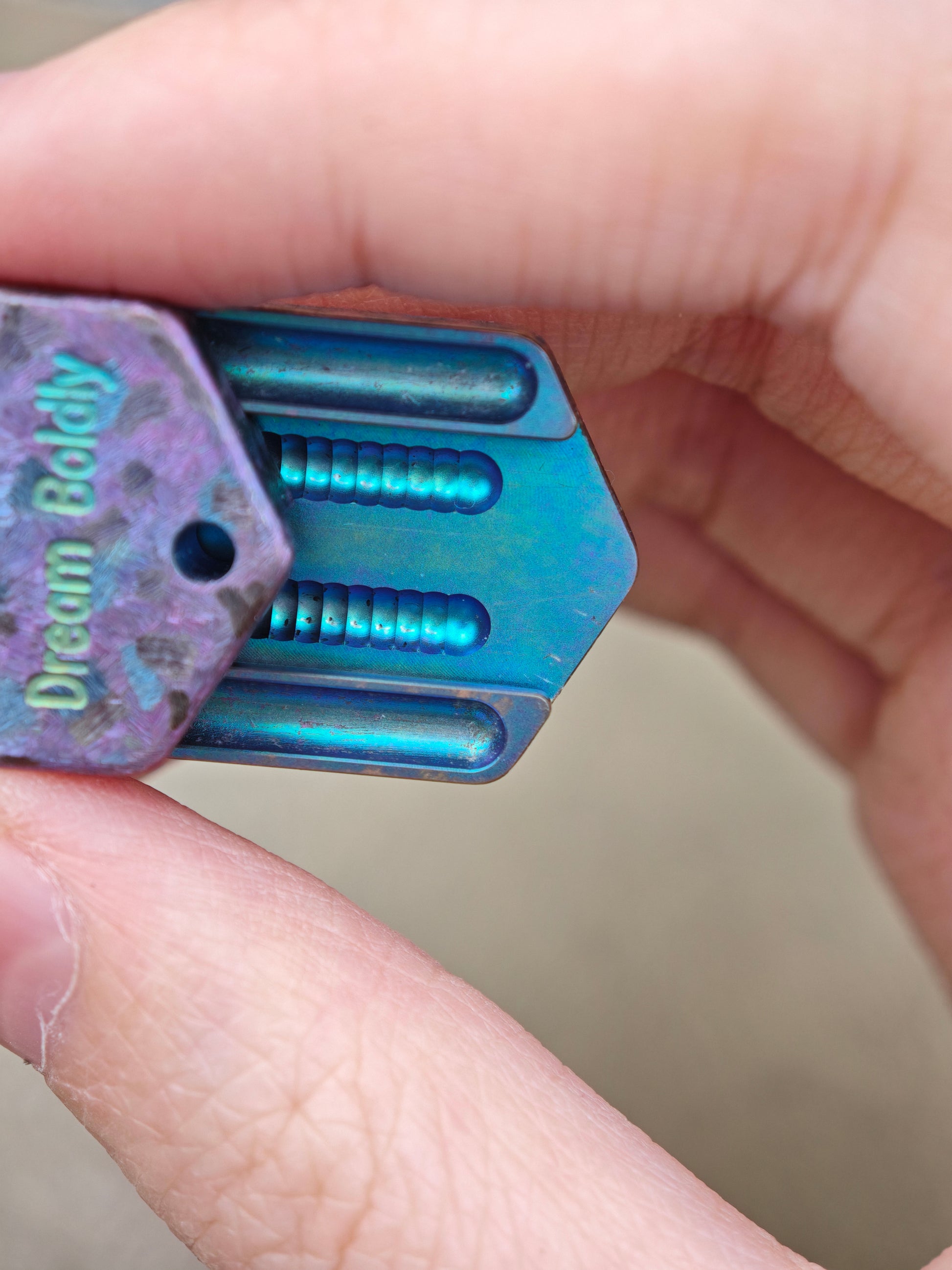 Plane Titanium Color-Anodized