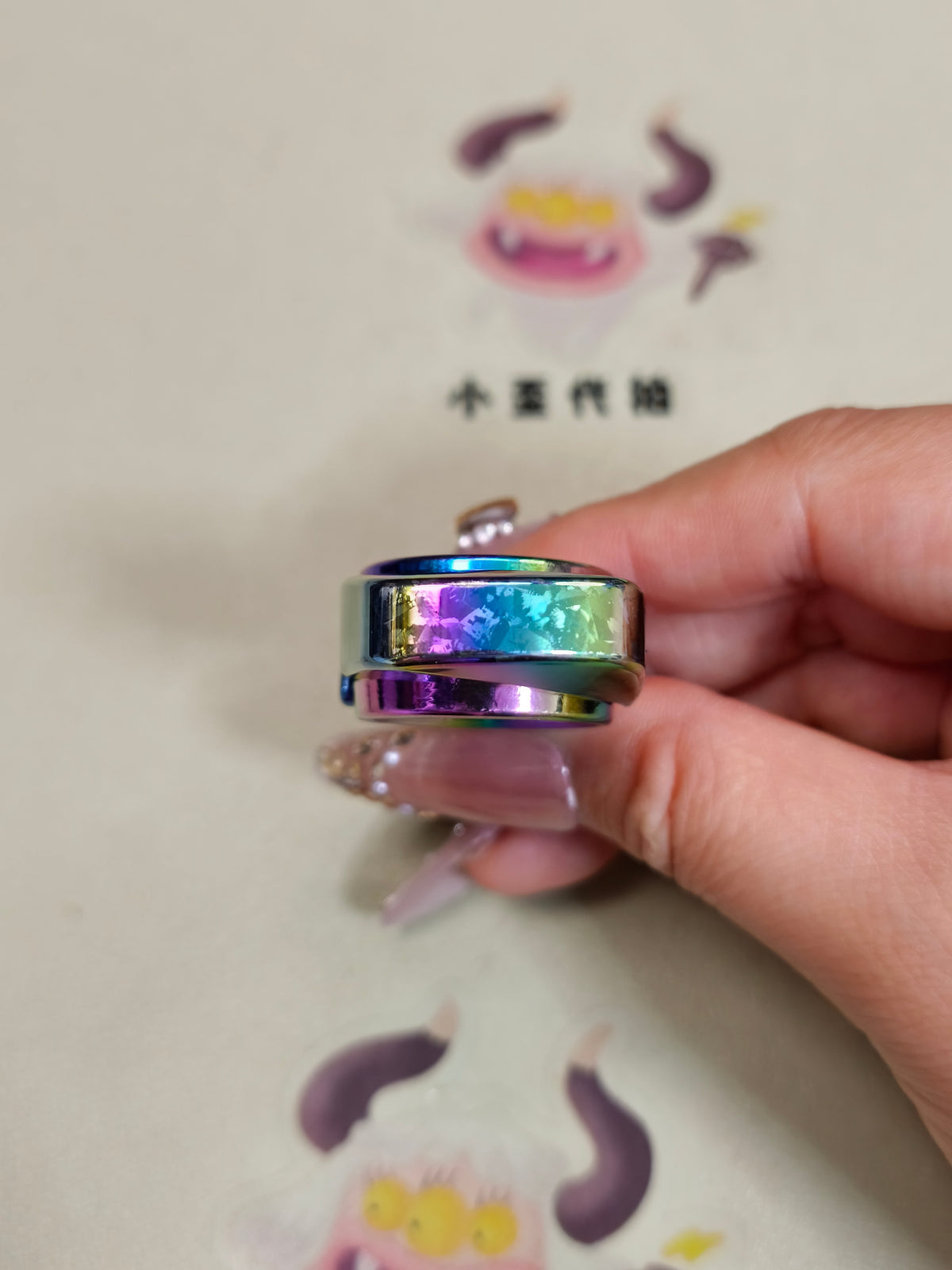 Premium Exquisite Cloud Crystallized Titanium
