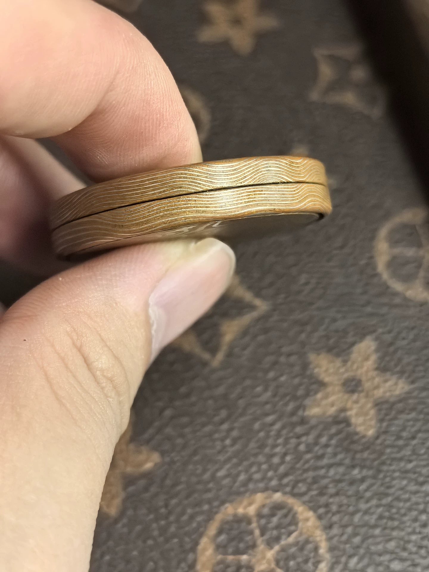 Milk Cap Mini Mokume