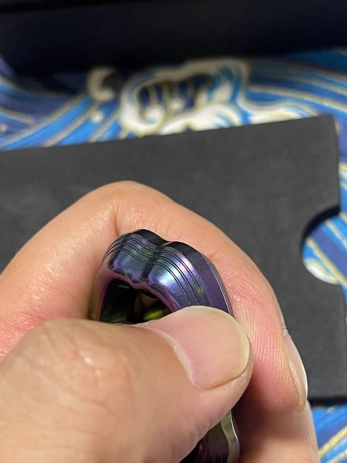 Obsidian Crystalized Tungsten