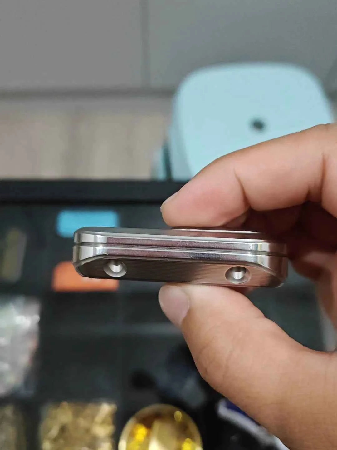 Popping Stainless Steel