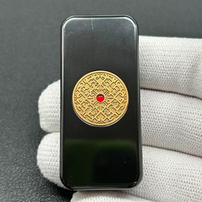 Brocade & Azure Paperweight Zirconium