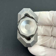 Crystal Twin Leaf Stainless Steel Blasted