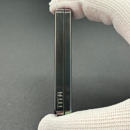Tita Zirconium Color-Anodized Engraved Polished