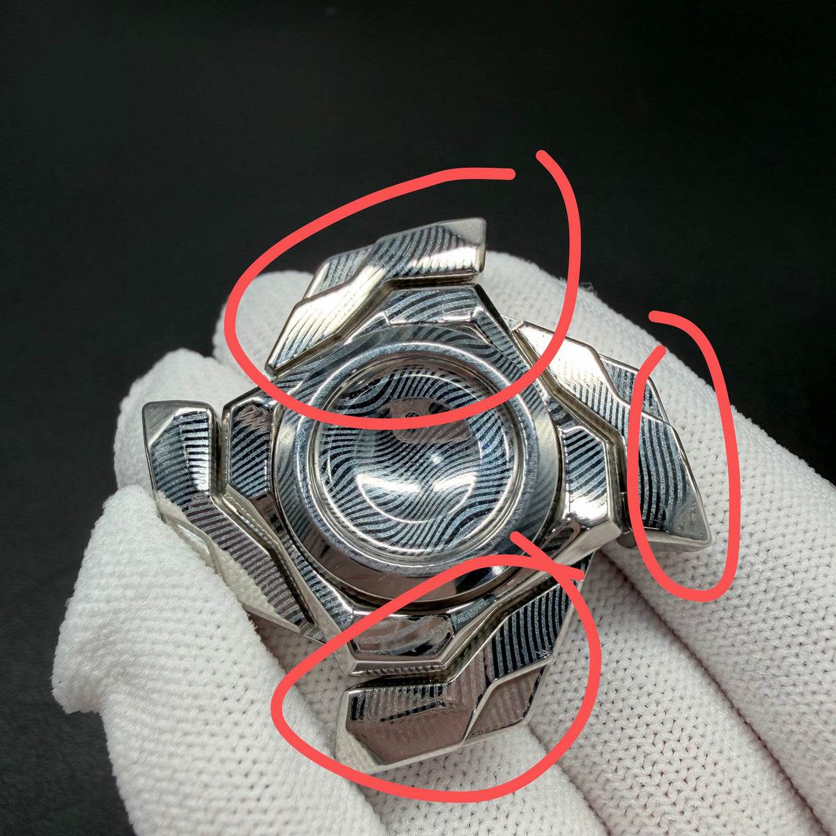 Haze Shell Opening Damasteel