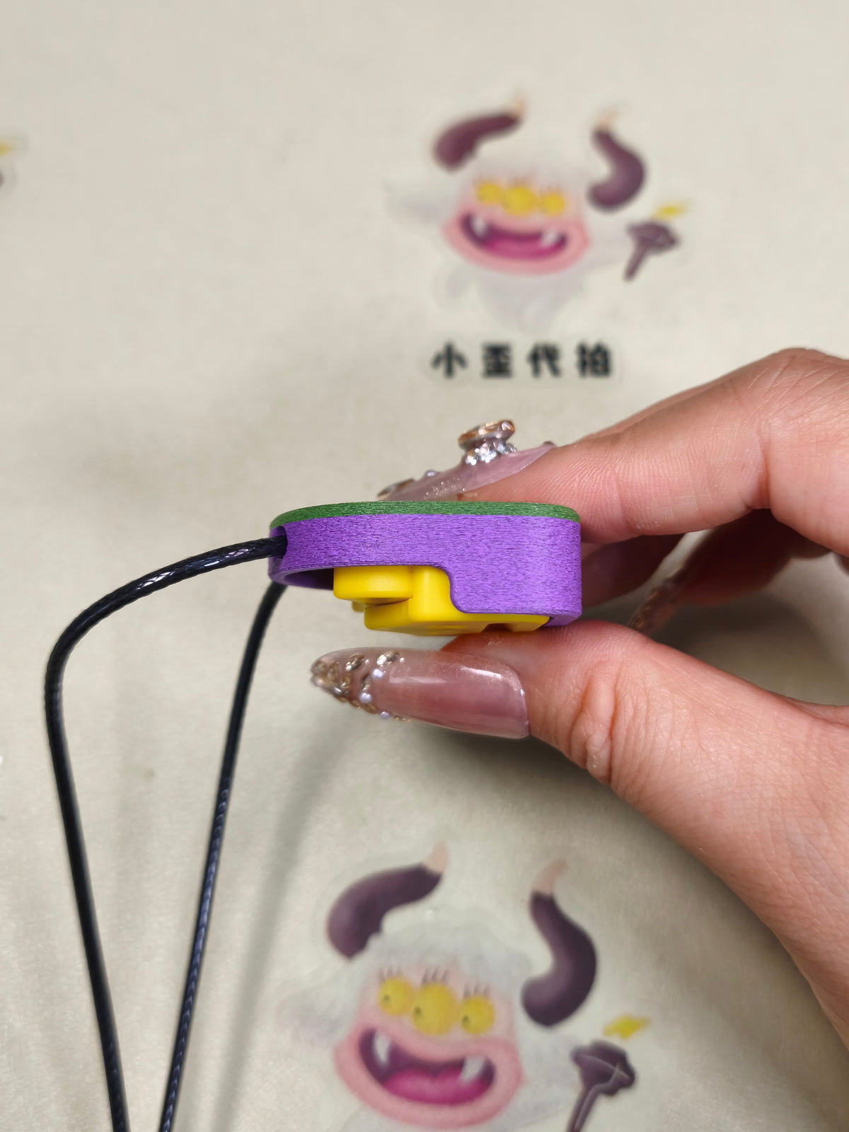 Demon Ji Emoji Pendant POM