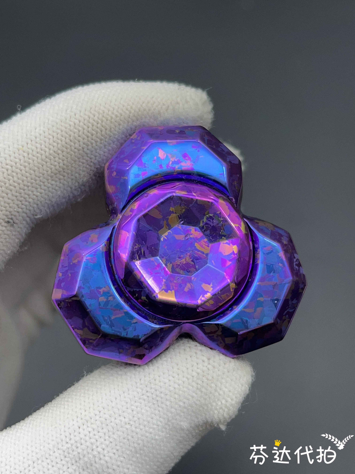 Crystal Crystallized Titanium