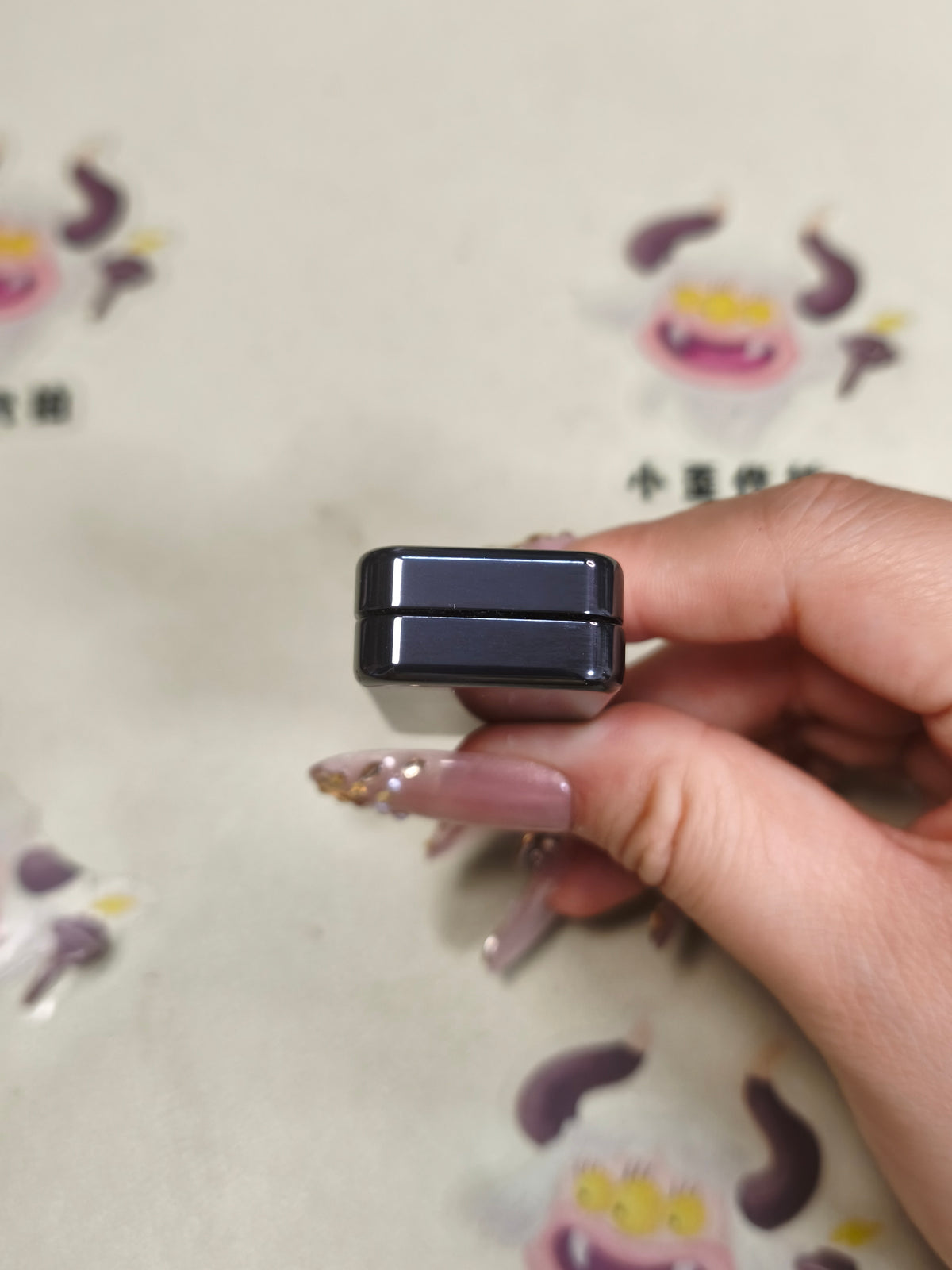 Brocade & Azure Paperweight Zirconium Polished