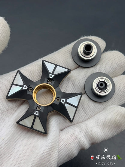 Malta Cross MOP Titanium
