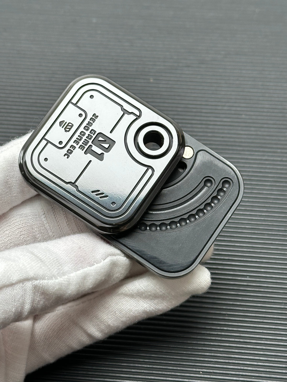 MAZE BLOCK Zirconium Polished