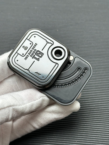 MAZE BLOCK Zirconium Polished