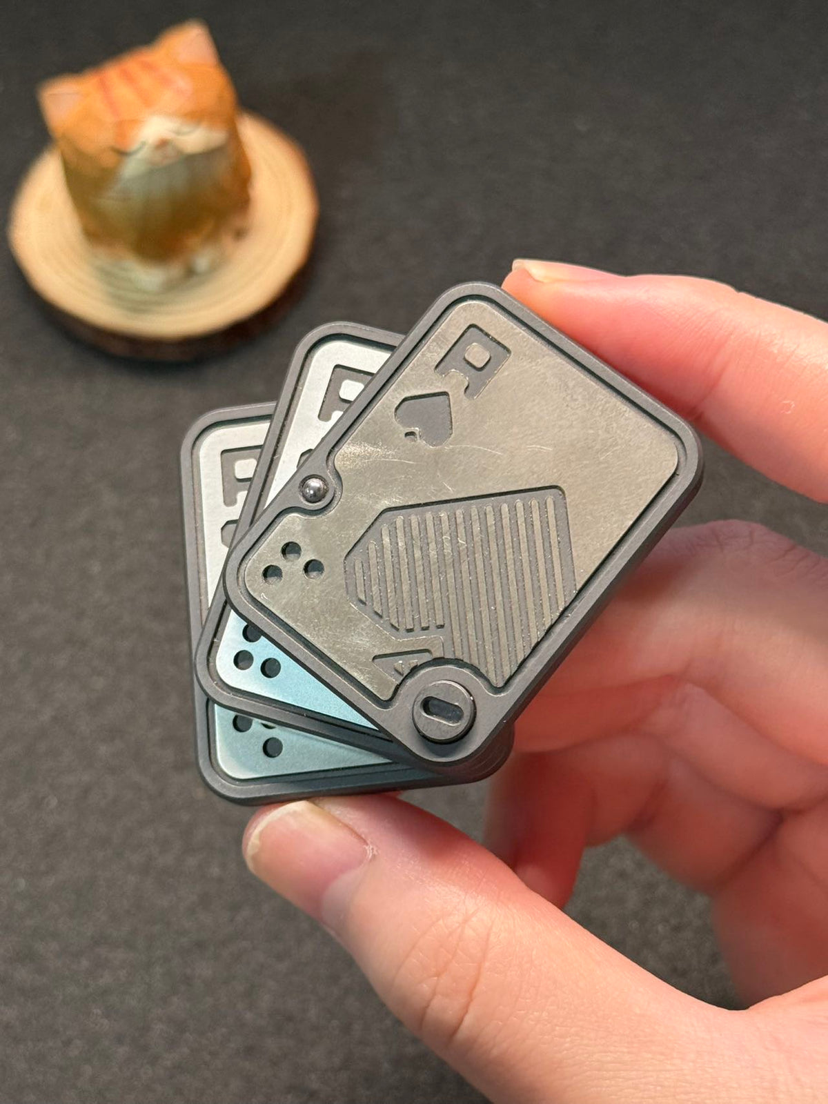 AAA Push Card Zirconium