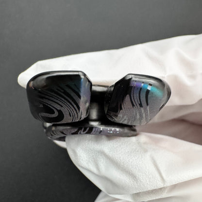Full Zirconium Engraved Polished