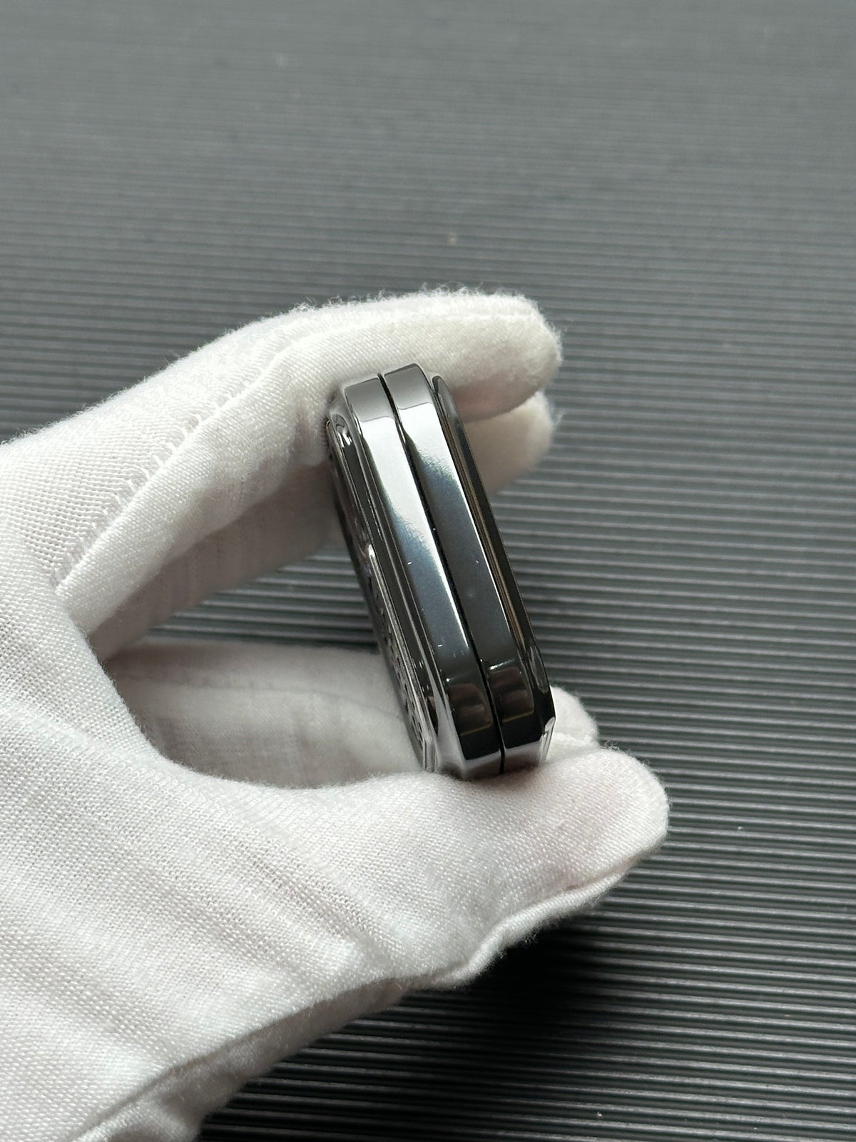 MAZE BLOCK Zirconium Polished