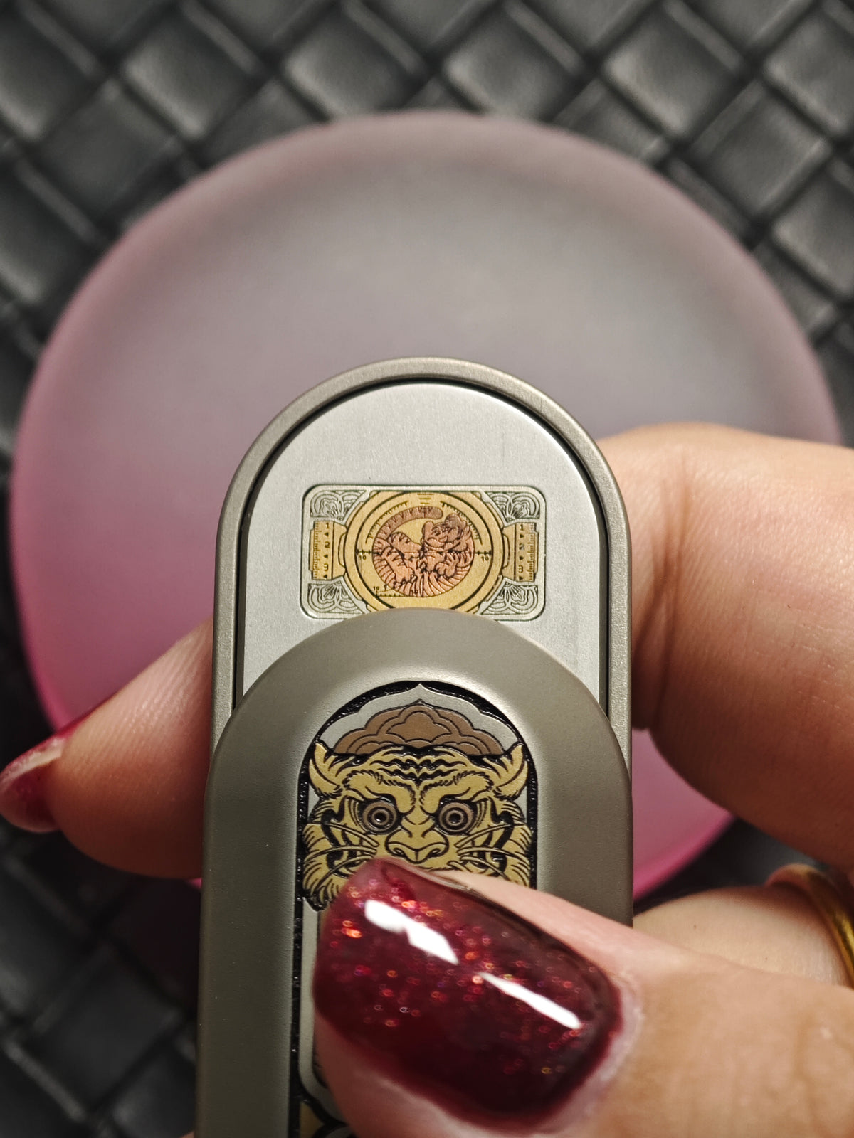Axis Stainless Steel Engraved