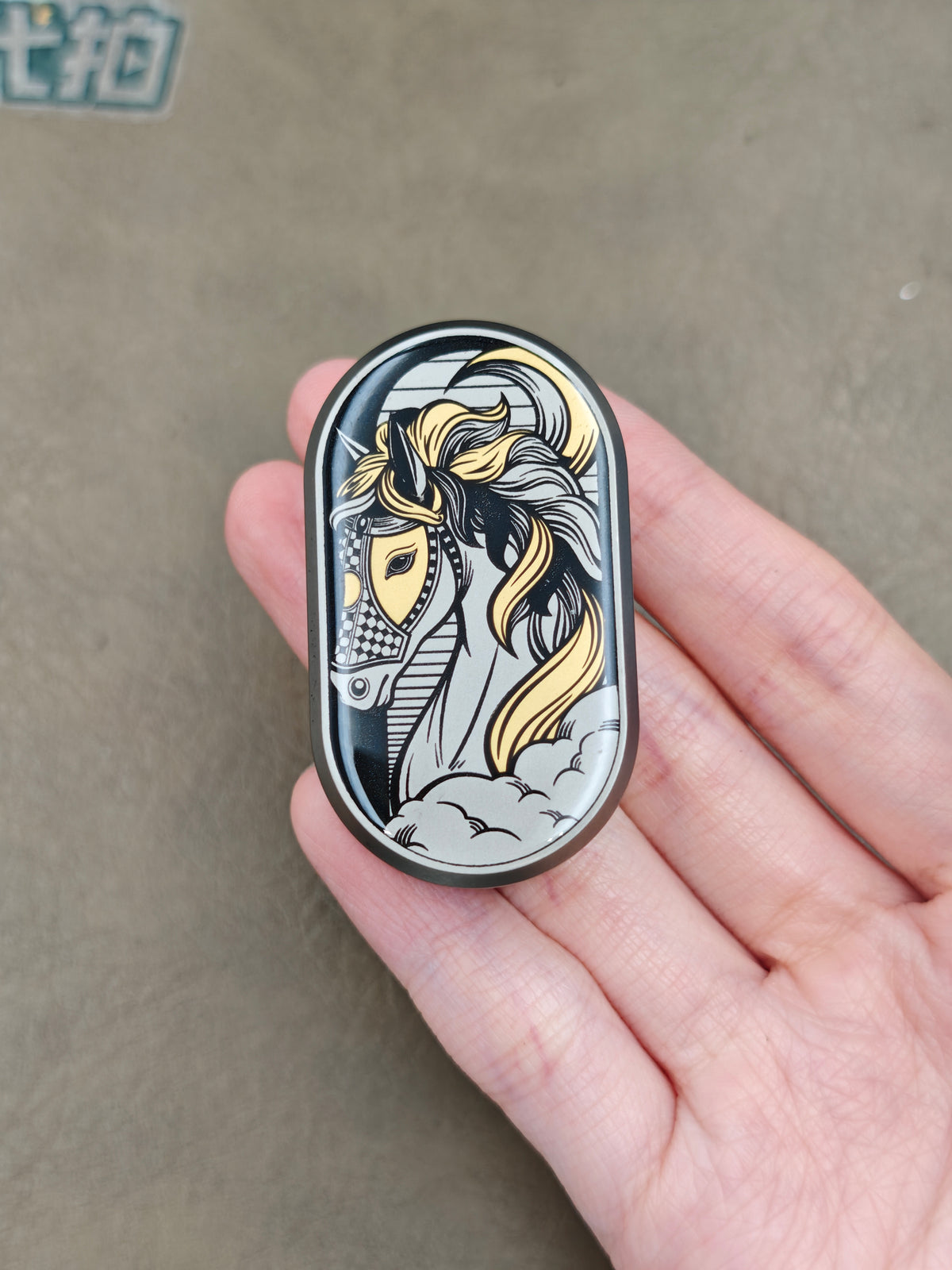 Year of Horse Titanium Resin-Sealed Engraved Limited Edition
