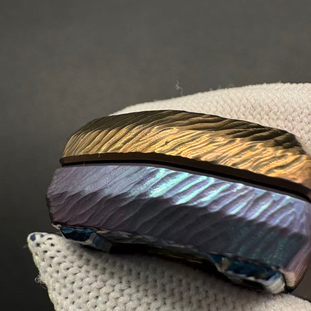 Gamut Titanium Stone Textured Engraved